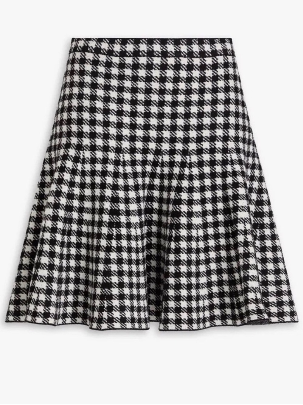 SANDRO houndstooth set SKIRT AND TOP TWO PIECE knit XS/S NWT open to offers